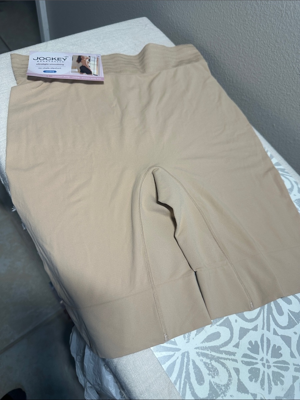 Jockey Beige Shaping Shorts ultralight smoothing Sz XXL NWT